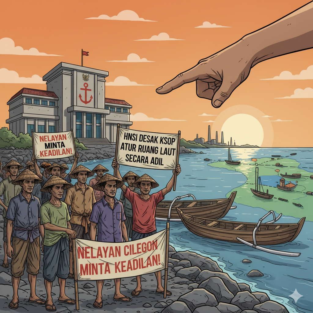 Nelayan Cilegon Minta Keadilan: HNSI Desak KSOP Banten Atur Ruang Laut Secara Adil