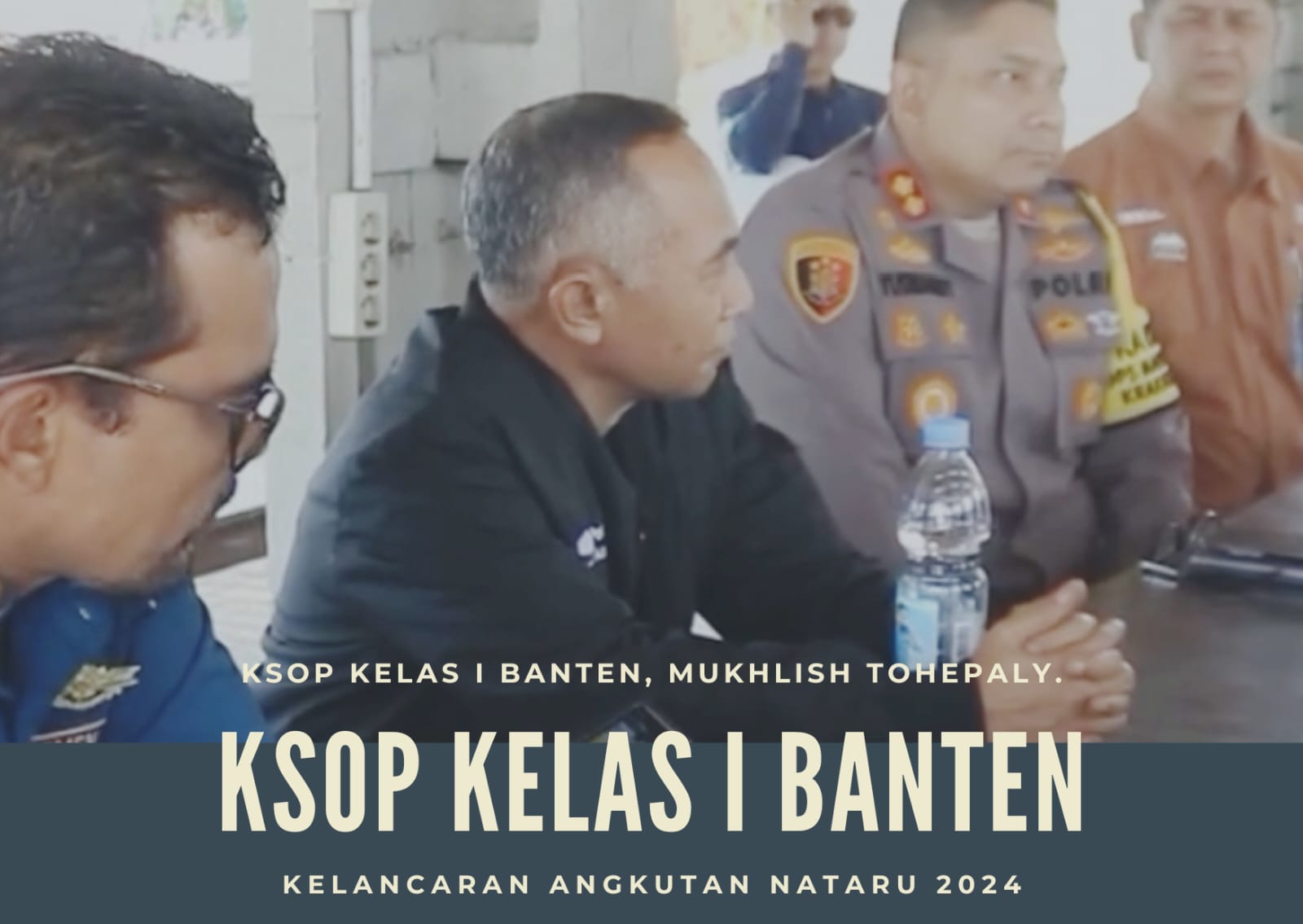 KSOP Kelas I Banten dan Ditjen Hubla Persiapkan Dermaga Alternatif untuk Kelancaran Angkutan Nataru 2024