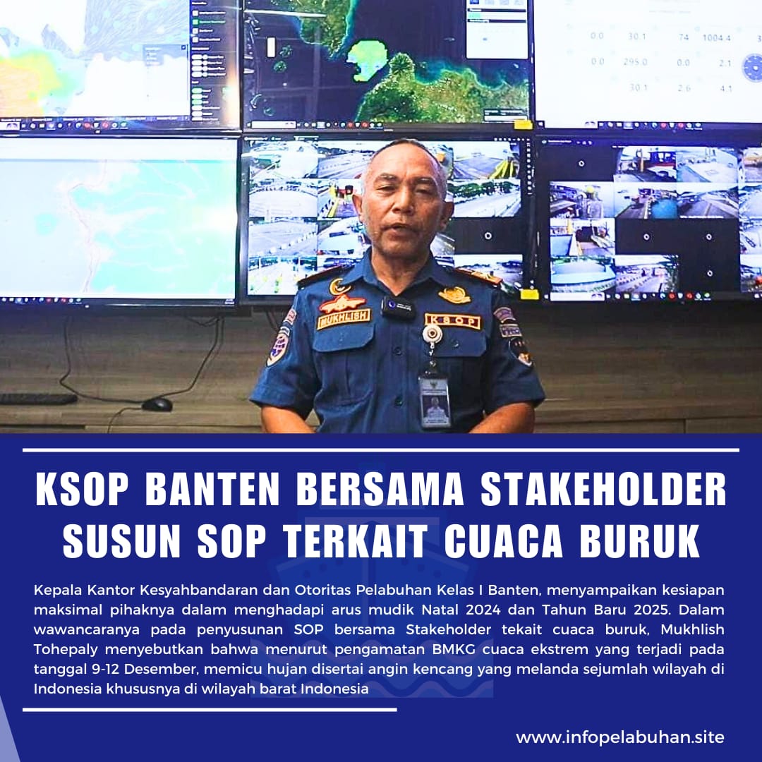 KSOP BANTEN BERSAMA STAKEHOLDER SUSUN SOP TERKAIT CUACA BURUK