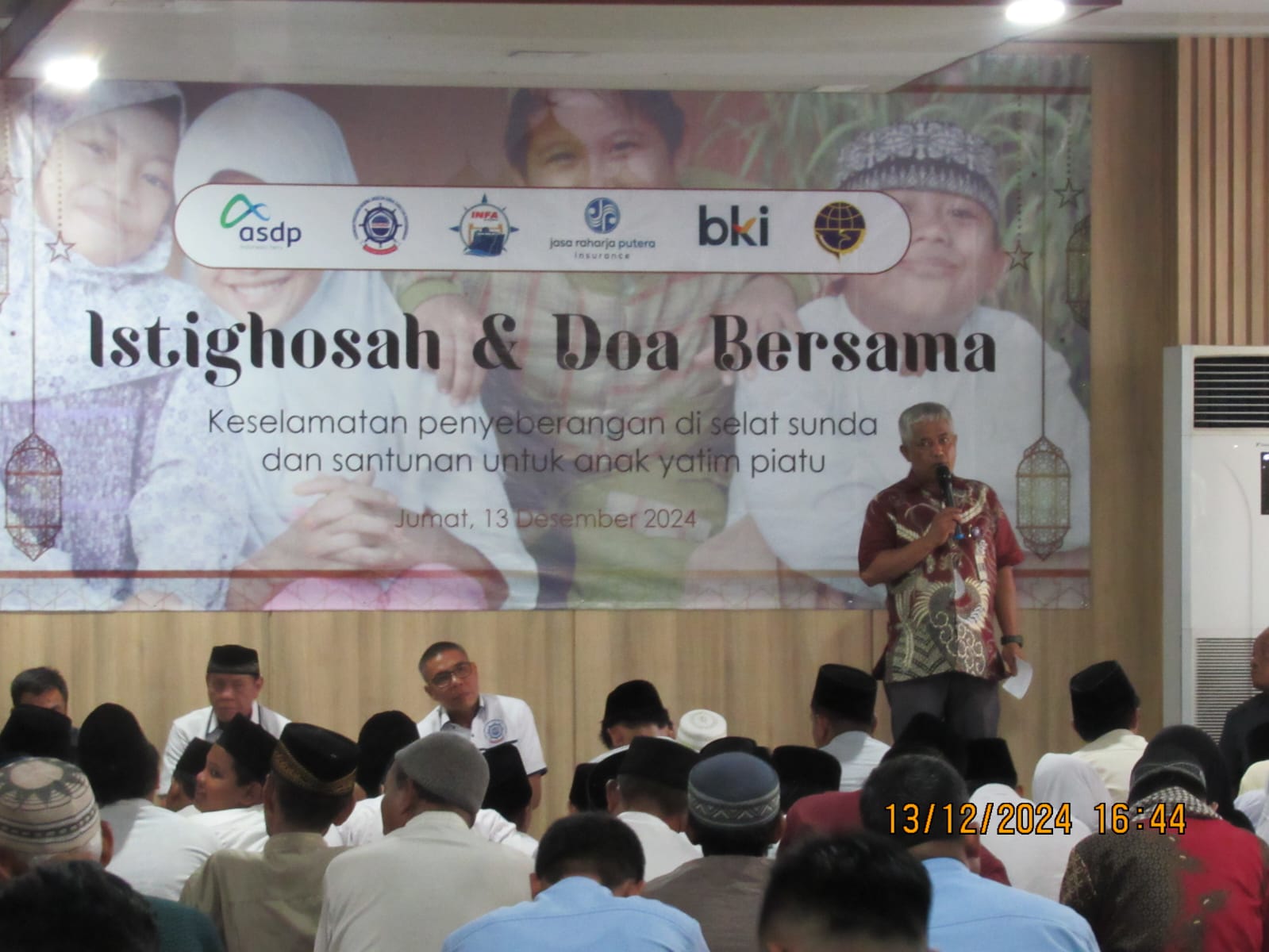 KSOP Kelas I Banten Hadiri Istighotsah Akhir Tahun 2024 GAPASDAP di Pelabuhan Merak