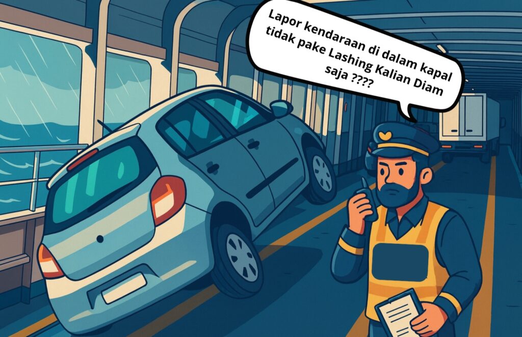 Cuaca Buruk Menghantui, Saatnya Lashing Jadi Budaya Wajib di Penyeberangan Gerbang Sumatra