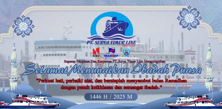 PT.Surya Timur Line Mengucapkkan SELAMAT MENUNAIKAN IBADAH PUASA