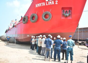 SPOB Amrta Lima-2 Resmi Diluncurkan, Dukung Penguatan Transportasi dan Logistik Maritim Nasional