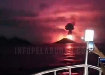 Merak VTS Keluarkan Peringatan Navigasi, Kapal Diminta Jauhi Anak Krakatau Radius 5 Mil Laut