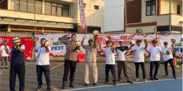 ASDP Merak Buka Kejuaraan Bola Voli HUT RI ke-81, Libatkan Perusahaan, Warga dan Polres Cilegon