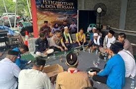 Ratusan Warga Pulomerak Gelar Istighosah di ASDP Merak, Doakan Keselamatan Pasca Kebakaran KMP Batumandi